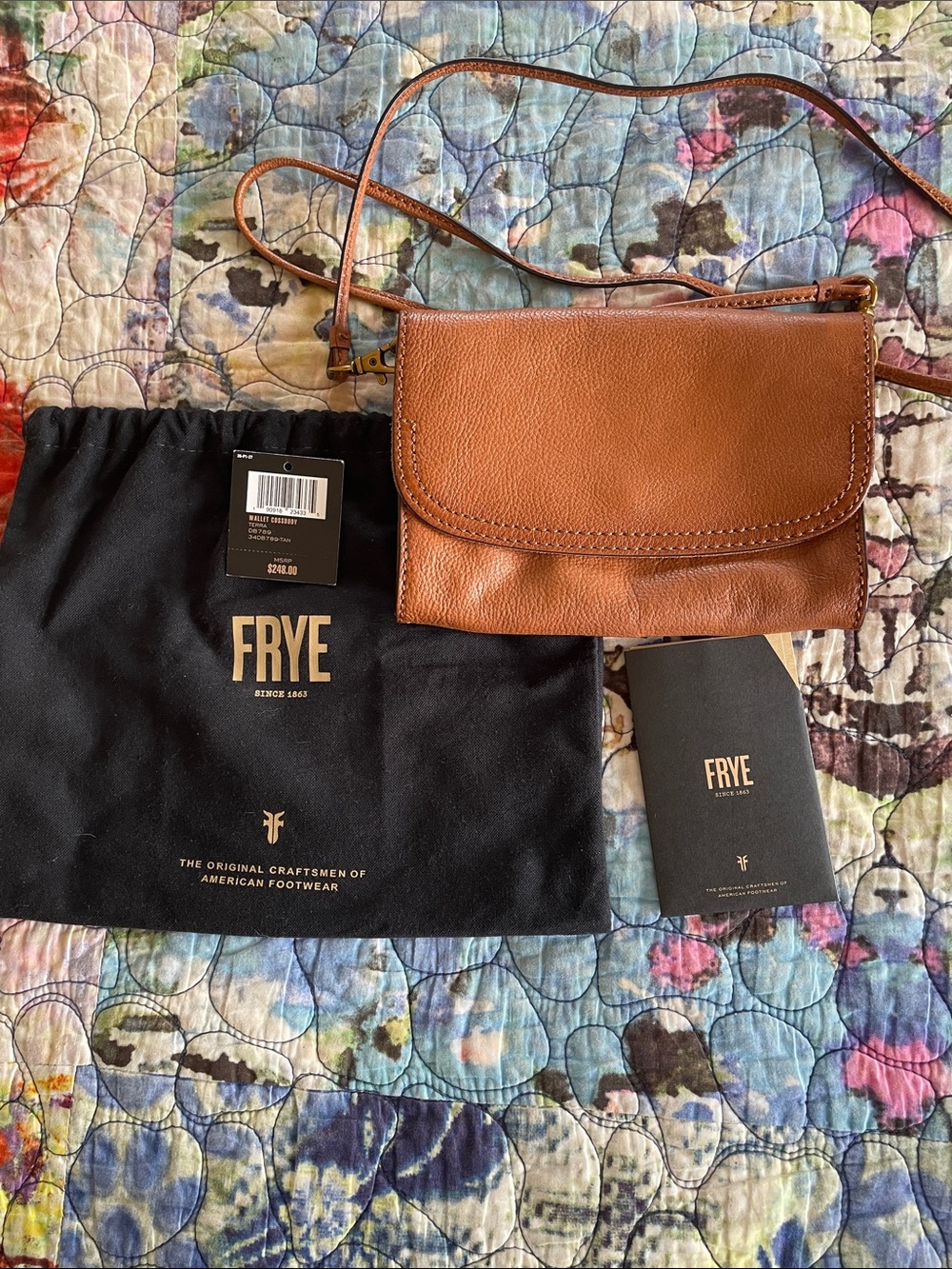 Frye wallet crossbody